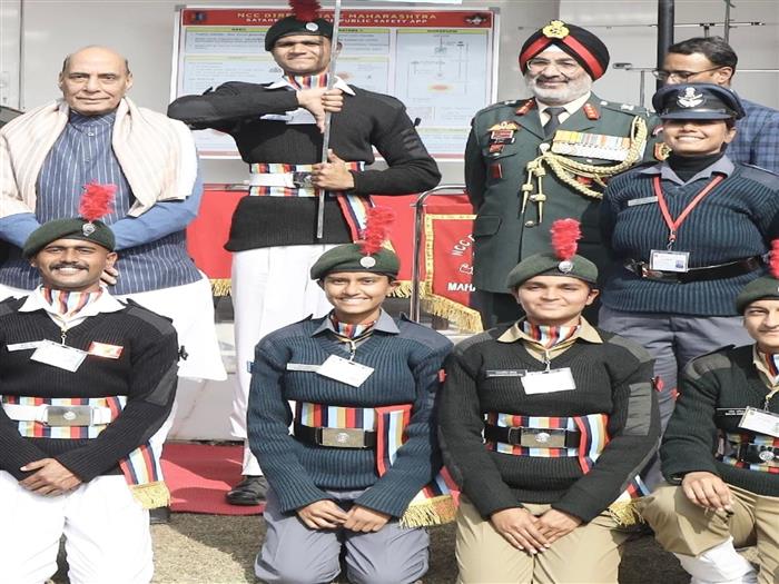 Ms. Durga Prasad, a dedicated teacher from Adani Vidya Mandir, Ahmedabad is the only Air Lady Associate NCC Officer out of 17 NCC directorates selected for 76th Republic Day Parade